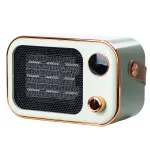 Тепловентилятор портативный 1200 Вт с керамическим нагревательным элементом, зеленый Тепловентилятор портативный 1200 Вт с керамическим нагревательным элементом, зеленый