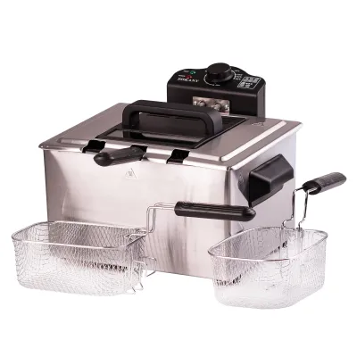 Фритюрница профессиональная SOKANY WJ-801 на 5 л с защитой от перегрева