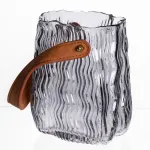 Ваза для квітів та декору Top Home 800 мл, димчастий сірий Ваза для квітів та декору Top Home 800 мл, димчастий сірий