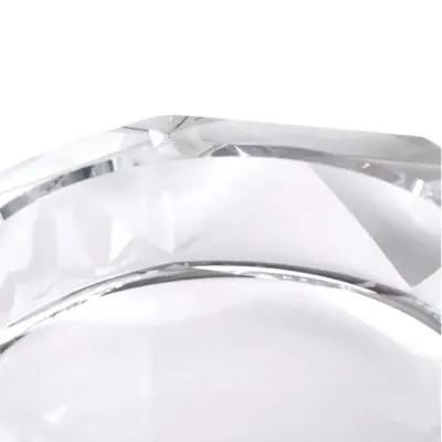 Пепельница стеклянная Crystal Glass круглая, прозрачный Пепельница стеклянная Crystal Glass круглая, прозрачный