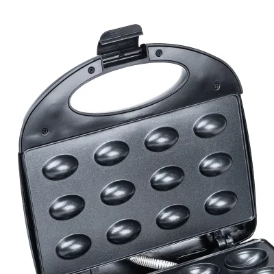 Горішниця електрична Luma Bella LB-58006 з антипригарним покриттям на 12 горішків, чорний