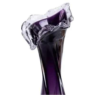Ваза ручної роботи Castillo скляна 31.5 см, фіолетовий Ваза ручної роботи Castillo скляна 31.5 см, фіолетовий