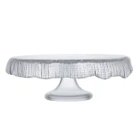 Тортовница на ножке Palmira из толстого стекла