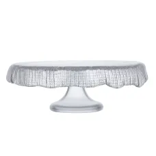 Тортовница на ножке Palmira из толстого стекла