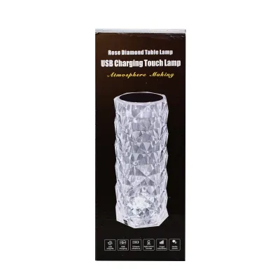 Світильник-нічник Кришталь із проекцією та пультом ДУ, різні кольори