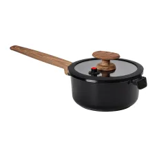 Сотейник алюминиевый MGC 1.9 л с антипригарным покрытием, черный