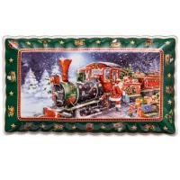 Блюдо сервировочное Santa фарфоровое 30,5*17,5*2,5 см