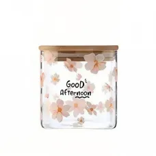 Банка для сыпучих продуктов Sakura 800 мл с крышкой