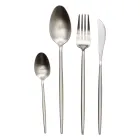 Набор столовых приборов 24 предмета нержавеющая сталь, серебро