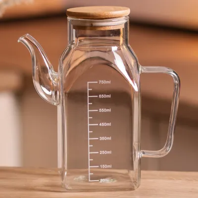 Кувшин для масла и уксуса из боросиликатного стекла 750 мл