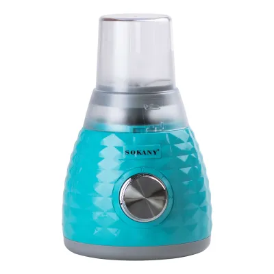 Блендер з чашей 1.5 літра Sokany SK-03030 з кавомолкою, бірюзовий