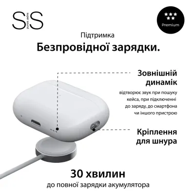 Беспроводные Bluetooth-наушники SmartX Pro 2 Premium вакуумные, белые Беспроводные Bluetooth-наушники SmartX Pro 2 Premium вакуумные, белые