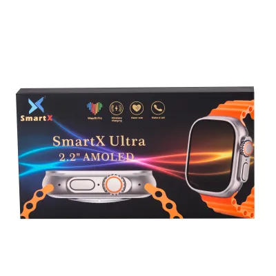 Смарт-часы SmartX8 Ultra с функцией звонка, оранжевый