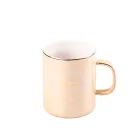 Чашка фарфоровая 420 мл в зеркальной глазури, желтый