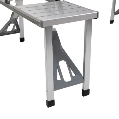 Стіл-трансформер для кемпінгу алюмінієвий 86*67*67 см