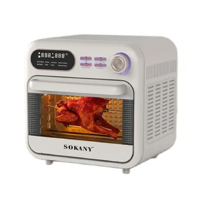 Духовка электрическая настольная Sokany SK-10003 объемом 18 литров с таймером, белый
