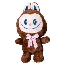 Labubu мягкая игрушка-сюрприз, коричневый