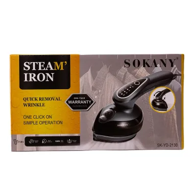 Ручний відпарювач SOKANY SK-YD-2130 для сухого та вологого прасування, чорний