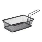 Кошик сервірувальний для фрі та снеків 21*11,5*5,5 см, чорний