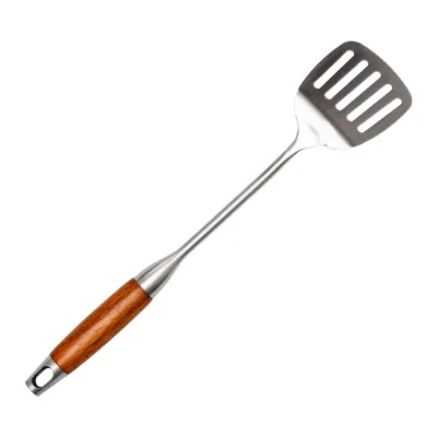 Лопатка кухонная Generous из нержавеющей стали с деревянной ручкой 39 см