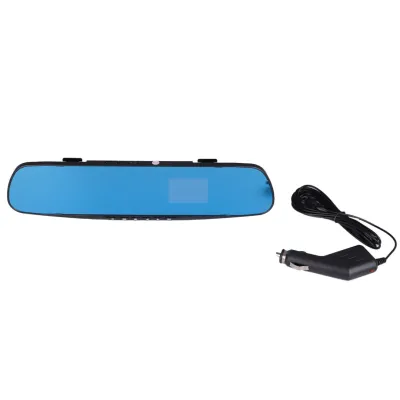 Відеореєстратор-дзеркало JY-4301 з датчиком удару, чорний