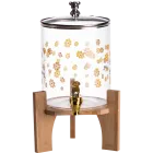 Лимонадниця з краном 3,6 л на бамбуковій підставці