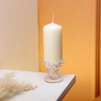 Подсвечник декоративный Diamante стеклянный 5.5 см