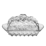 Масленка стеклянная с крышкой 17х10,5х8 см Масленка стеклянная с крышкой 17х10,5х8 см