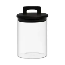 Банка для сыпучих продуктов с бамбуковой крышкой 900 мл