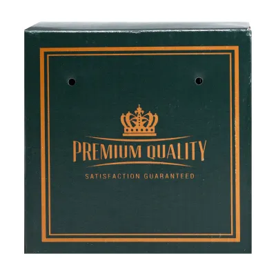 Чашка порцелянова 450 мл у дзеркальній глазурі з кришкою, бірюзовий