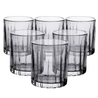 Набір склянок для віскі з товстим дном 6 штук по 330 мл