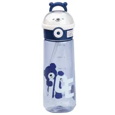 Бутылка для воды Nice 620 мл с крышкой флип топ на защелке, синий
