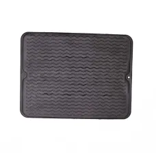 Килимок силіконовий для сушки посуду 40*30 см, чорний