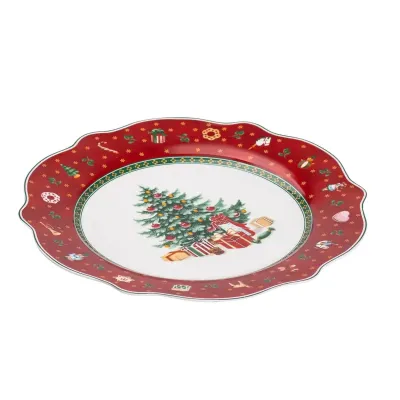Тарілка сервірувальна Christmas порцелянова 26,5 см Тарілка сервірувальна Christmas порцелянова 26,5 см