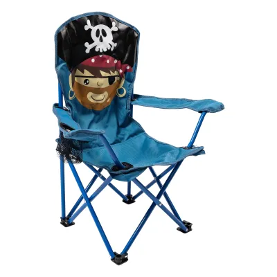 Детское кресло туристическое складное 34*58*65 см, синий