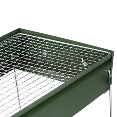 Мангал портативный складной переносной с хромированной решеткой