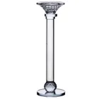 Подсвечник стеклянный Crystal lotus декоративный 29 см