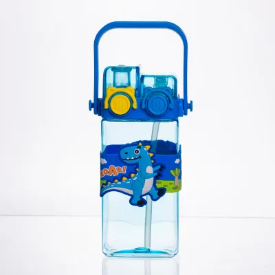Бутылка для воды Dinosaur с двойным открыванием 550 мл