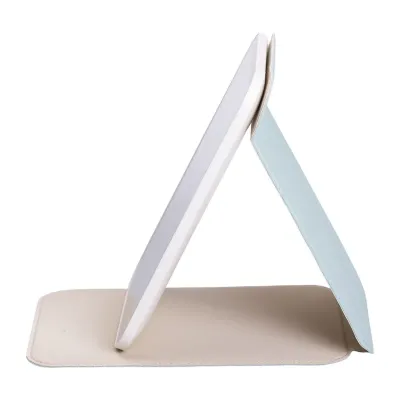 Косметическое зеркало-планшет с LED-подсветкой 19,5х13,5 см, ментоловый Косметическое зеркало-планшет с LED-подсветкой 19,5х13,5 см, ментоловый