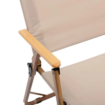 Стілець для кемпінгу складаний 52*53*77 см з алюмінієвим каркасом