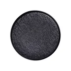 Тарелка фарфоровая в скандинавском стиле 25 см, черный