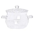 Кастрюля із жаростійкого скла 2 л, прозорий