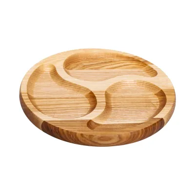 Менажница деревянная 3 секции 25 см, ясень Менажница деревянная 3 секции 25 см, ясень