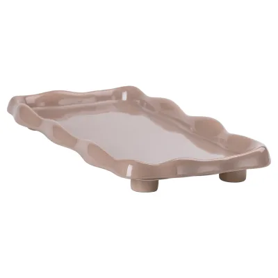 Чайний сервіз Retro на 6 персон порцеляновий 8 предметів, сірий