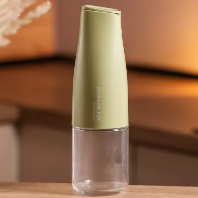 Бутылка для масла и уксуса 500 мл с гравитационной крышкой, зеленый Бутылка для масла и уксуса 500 мл с гравитационной крышкой, зеленый