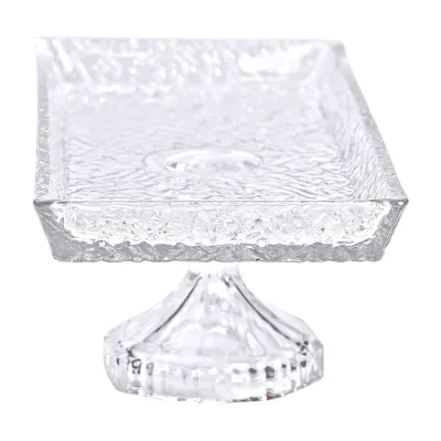 Ваза для фруктов стеклянная 27,5*13,5*11 см прямоугольная, texture Ваза для фруктов стеклянная 27,5*13,5*11 см прямоугольная, texture