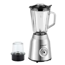 Блендер стационарный Sokany SK-186 с чашей 1,5 л, стальной