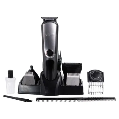 Набір для стрижки волосся 5 в 1 VGR V-105 акумуляторний, чорний Набір для стрижки волосся 5 в 1 VGR V-105 акумуляторний, чорний