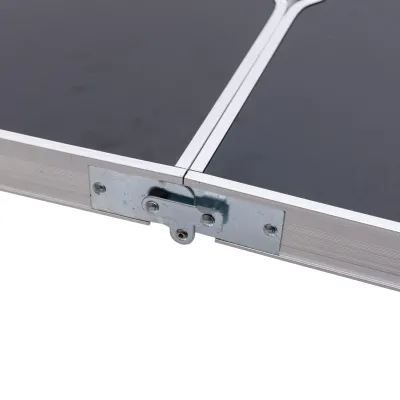 Набор мебели для пикника усиленный стол и 4 стула 120*60*75/65/55 см, черный