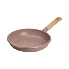 Сковорода алюминиевая MGC с мраморным антипригарным покрытием 28 см, кофейный